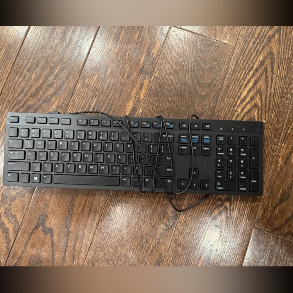 Dell Black Wired USB Keyboard